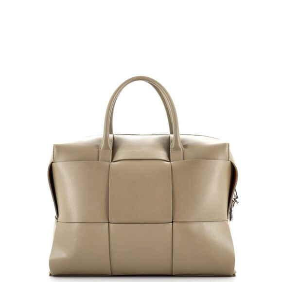 Bottega Veneta Arco Satchel Maxi Intrecciato Leather Large Neutral - Picture 3 of 7